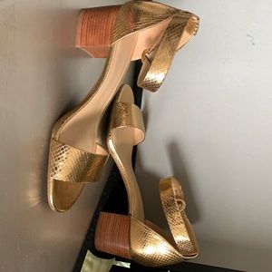 Michael Kors  2inch wide heel with strap